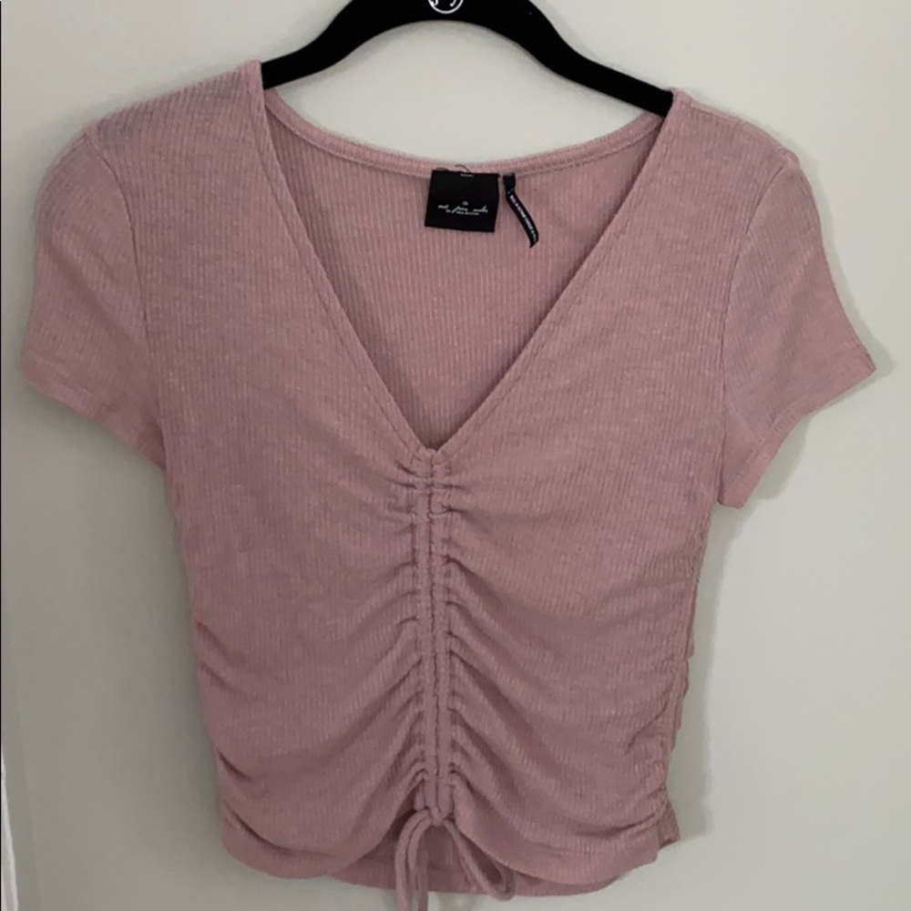 Out From Under V-Neck Top